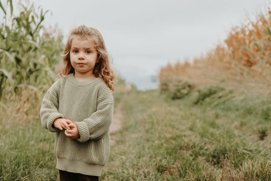 Heavy Knit Pulli Sage - salbeigrün