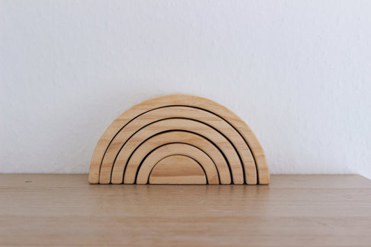 Small Wooden Rainbow - Montessori