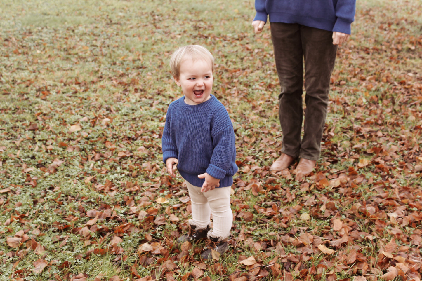 Heavy Knit Pulli Blueberry - rich blue